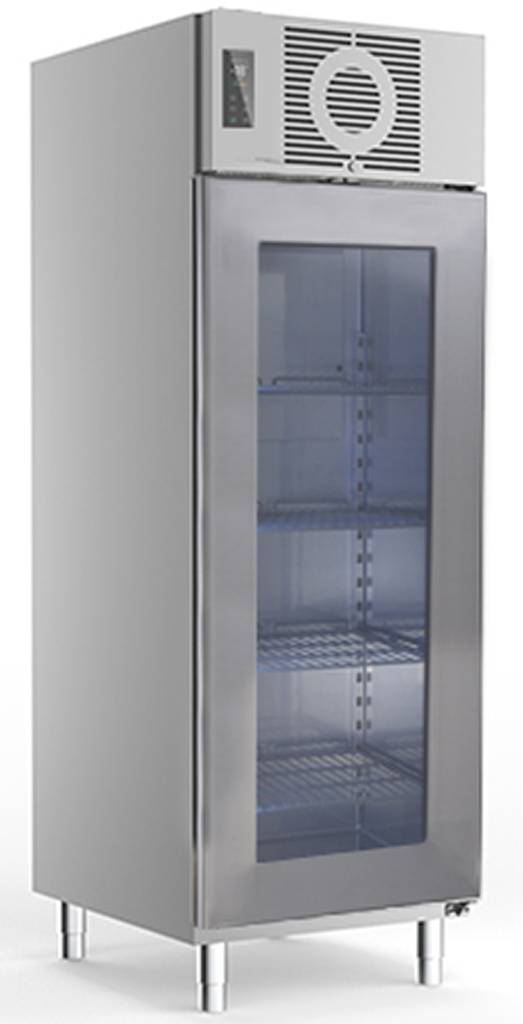 Edelstahlglastürkühlschrank KU 725 G - KBS